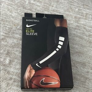 NEW! Nike Pro Elite Sleeve Black and White